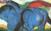 Franz Marc The Little Blue Horses oil on canvas